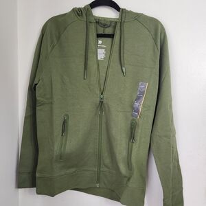 All in Motion Olive Zip-Up Sweater